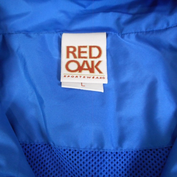 Vintage Memphis Tigers Red Oak Half-Zip Pullover Windbreaker Jacket Men’s Large - Picture 2 of 5